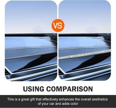 Versatile Rhinestone Adhesive Strip, 14.9 Ft for Cars and Personal Items