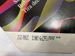 3M 72387 Pinstripe Striping Tape, 5/16″ X 150 Feet, Bright Blue