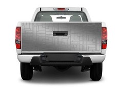 Vehicle Car Truck Bed Rivet Metal Tailgate Graphics Decal wrap Stickers Skins