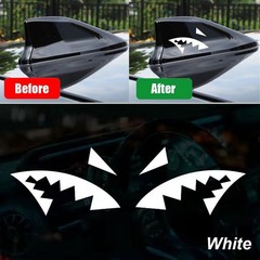 Shark Mouth Reflective Universal Stickers Shark Fin Self-Adhesive Decals