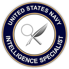 U.S. Navy Intelligence Specialist Bumper Sticker Military Vinyl Soldier Decal 5″