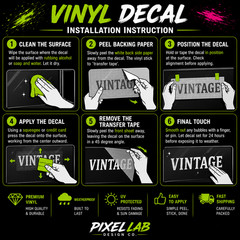 Custom Instagram Handle Vinyl Decal – Custom Size Car Decal Sticker