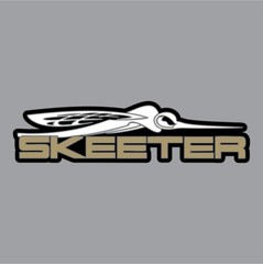 700-102 Tan Skeeter Bug Carpet Graphic Decal Sticker for Fishing Bass Boats