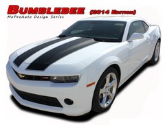 2014-2015 Chevy Camaro Bumblebee Rally Hood Stripes Decals Graphics OE 3M Vinyl