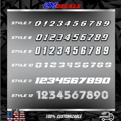Yamaha YFZ 450R 2009–2013 Graphics Kit – Custom ATV Stickers Decals Wrap