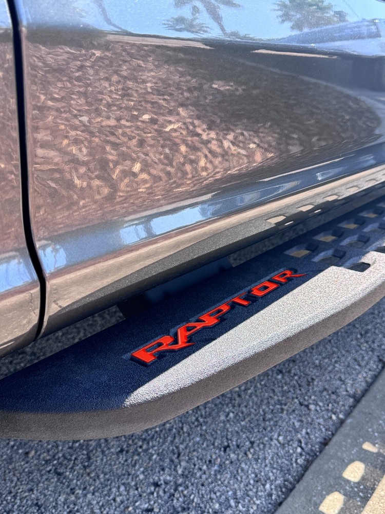 2017-2025 Raptor Running Board Emblem Overlay – Official Licensed Product
