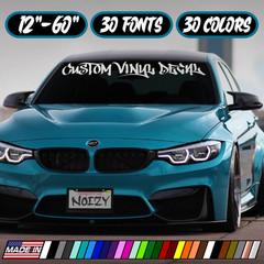 Custom Windshield Sticker Car Truck Rear Window Decal Banner Bottom Rocker Side