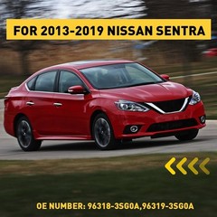 Front Right Left Side Fender Trim/Mirror Finisher For Nissan Sentra 13-19 D