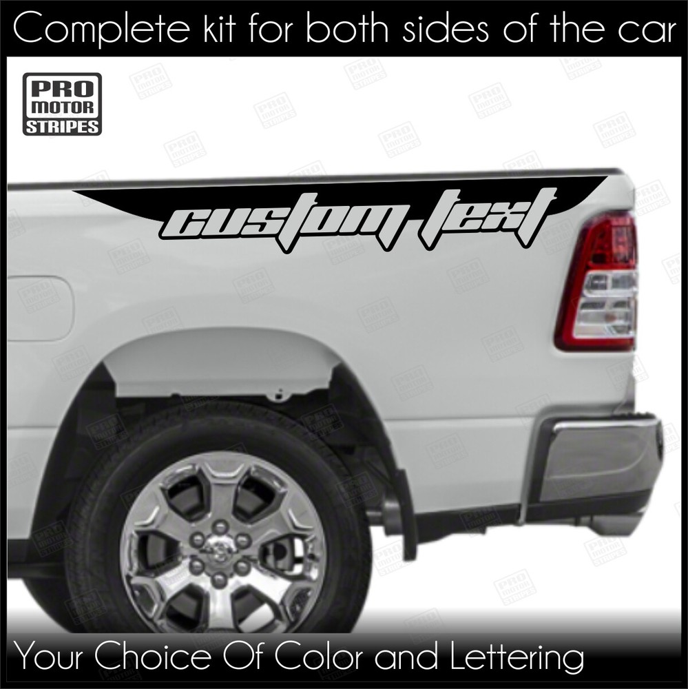 Side Bed Box Accent Decals Stripes For Chevrolet Silverado Colorado S10 WT LT EV