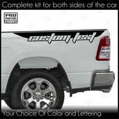 Side Bed Box Accent Decals Stripes For Chevrolet Silverado Colorado S10 WT LT EV