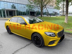 【Satin Chrome】 Yellow Matte Metallic Car Vinyl Wrap Sticker Air Release Sheet
