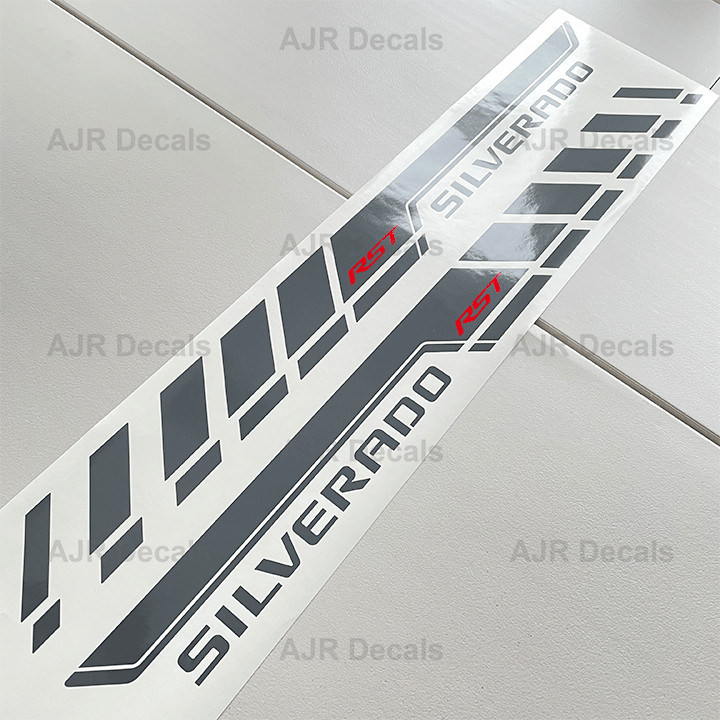 Chevrolet Silverado Bedside Decals Fits Chevy Truck Stickers RST 2 pieces LGDG