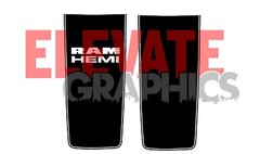 Fits Dodge Ram 1500 Center Hood Stripes Vinyl Graphics 3M Decals Stickers 09-18