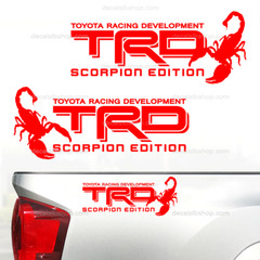 TRD Decals Scorpion for Toyota Tacoma Tundra Off Road Sport Truck Sticker 2