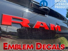 Ram 1500 DT REBEL TAILGATE COMBO Decal Overlay Decal 19 2020 2021 2022 2023 24
