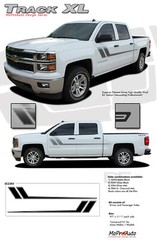 2000-2018 Chevy Silverado Track XL 3M Pro Vinyl Side Door Stripe Decals Graphic