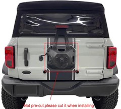 Graphic Racing Stripe Car Sticker Kit For Ford Bronco Hood Roof Rear Vinyl Decal