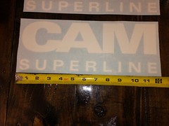 Cam Superline Trailer Replacement 12” Stickers (set Of 2) Old Design