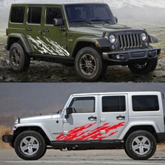 2X 90in MUD SPLASH Large Truck vinyl side graphics decals. Any Vehicle