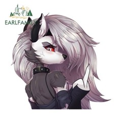 EARLFAMILY 5.1″ Funny Loona Car Stickers Anime JDM DIY Waterproof Decor Decal