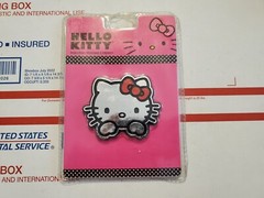 Classic Hello Kitty Injection Molded Chrome Color Licensed Emblem Auto Decal 4L4