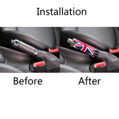 Car Handbrake Handle Hand Brake Cover Trim For Cooper R55 R56 R57 R58 R59