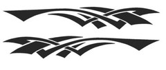 #A1288 DECAL VINYL GRAPHIC VEHICLE CAR TRUCK CROSS OVER SUV VAN SEMI MODERN AUTO