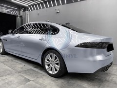 High Gloss Silver Glossy Car Vinyl Wrap Sticker Decal Sheet Film DIY Air Release