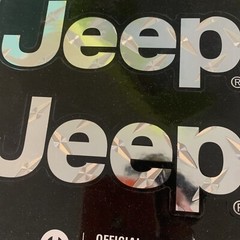 JEEP Sticker Set CHROMA 6227 Jeep 2 pcs Tread Holographix Stick-Onz Decal