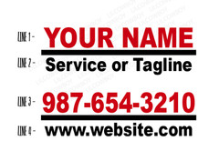 Custom Business Name Advertising sign Car Lettering Decal Truck vinyl Back BS5