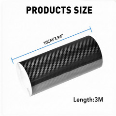 Premium Matte Flat Black Forged Carbon Fiber Vinyl Film Wrap Roll Sticker Decal