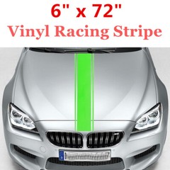 6″ x 72″ Vinyl Racing Stripe Pinstripe Decals Stickers Green Stripes