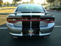 FITS Dodge Charger 15-22 Duel 10″ Racing Stripes Vinyl Graphic Decal CUT KIT