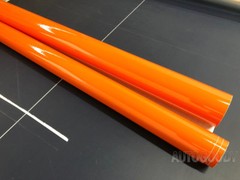 12″ x 60″ Super Gloss Orange Vinyl Film Wrap Sticker Air Bubble Free 1ft x 5ft