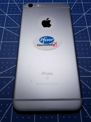 8PCS PFIZER VACCINATED STICKERS. MADE IN USA.