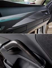 Auto Accessories 7DM Glossy Carbon Fiber Vinyl Film Car Interior Wrap Stickers