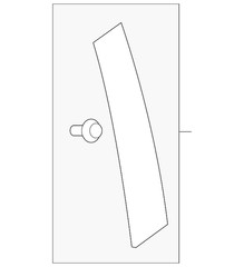 Genuine Mazda Door Applique TK48-50-M10C