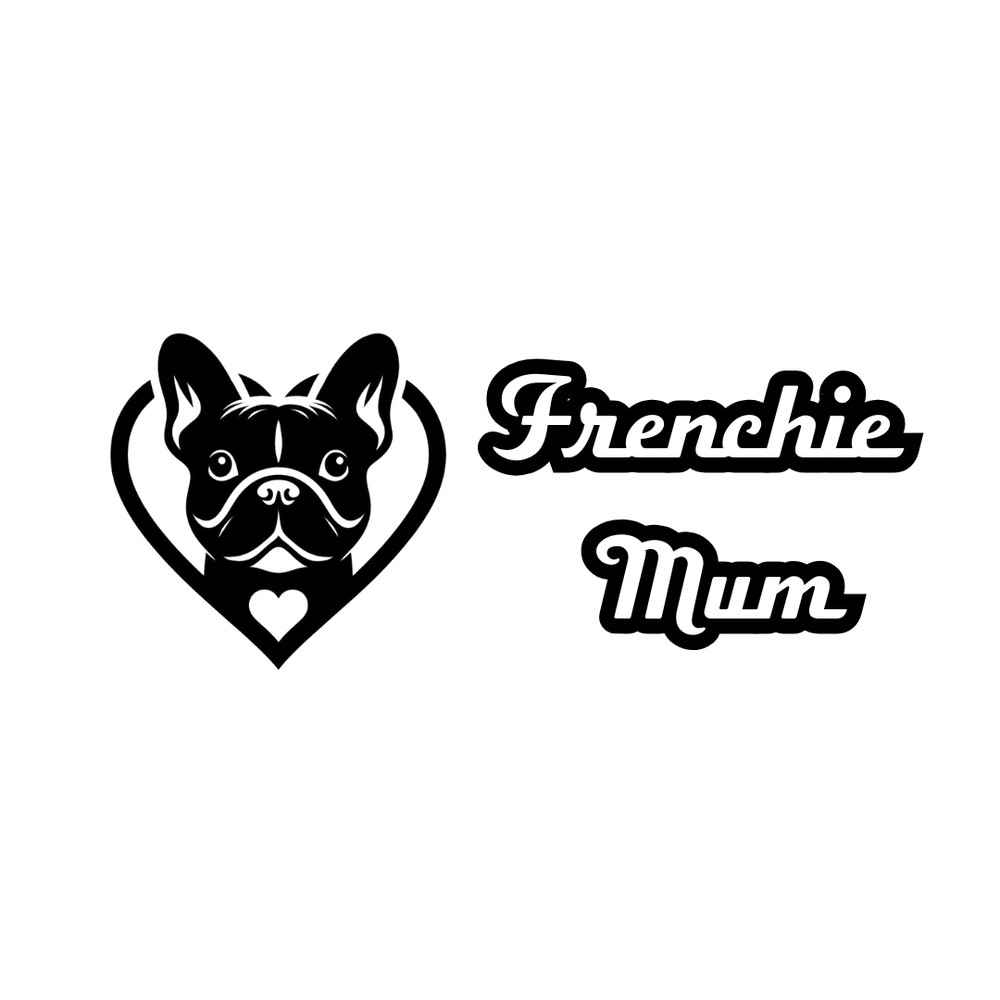 Frenchie Mum Vinyl Decal – 16 x 6cm – French Bulldog