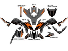 NEW Graphic kit for ktm 1290 SUPER DUKE R Graphic Decal Sticker Kit (RL-G)