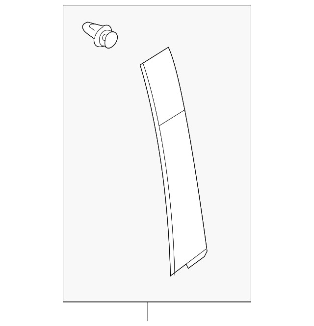 Genuine Applique – Passenger Side (RH) KD53-50-M10E