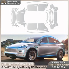 Full Vehicle Pre-Cut Gloss Clear Bra PPF Kit For Tesla Model Y Juniper 2025 2026