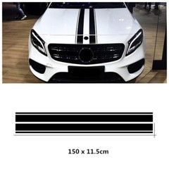 Hood Decal Line Stripes Graphics Vinyl Stickers Decoration For Car Truck Bonnet