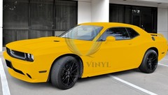 Premium Ultra Matte Flat Sunflower Yellow Vinyl Wrap Sticker Decal Sheet Film