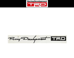 TRD TOYOTA RACING DEVELOPMENT Logo Decal Vinyl Sticker Emblem Sheet Black Large