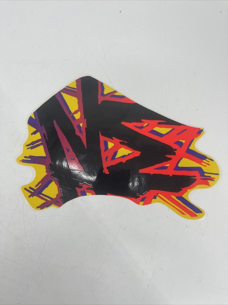 Black/Purple/Red/Yellow Sticker Decal, Motorcross Decal NEW
