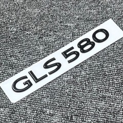 Gloss Black GLS580 Number Trunk Letters Badge Emblems Sticker For Mercedes Benz