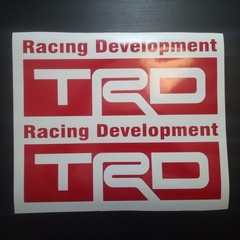 2 Toyota TRD Badge Sponsor Logo Decals 11″ Large Car Auto Window MR2 Celica AE86