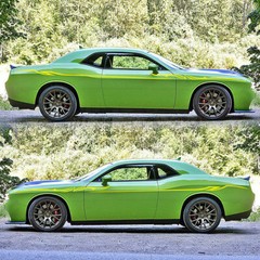 Automotive Body Stripe Decal Set (Style 4) Multiple colors Made n USA