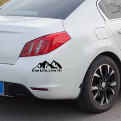 One Life Live It Mountain Decal Sticker Vinyl Auto Car Truck Camper Van Window