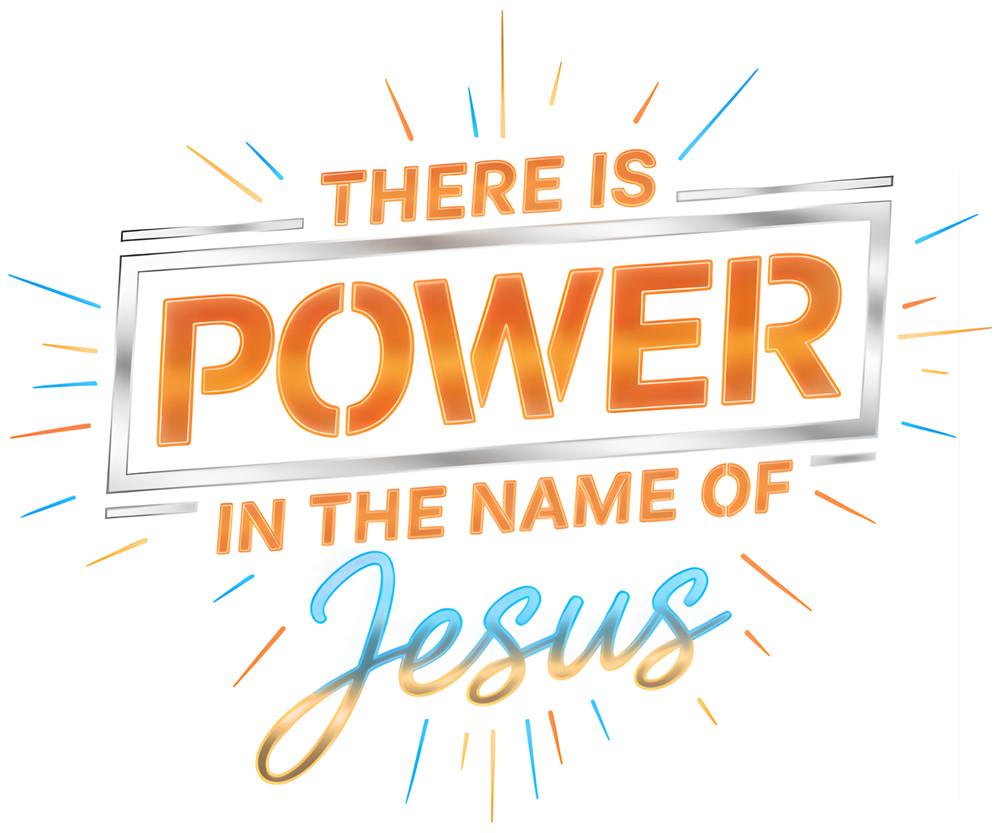Christian “POWER IN THE NAME OF JESUS” Vinyl Decal Sticker 2″-18″ You Choose!